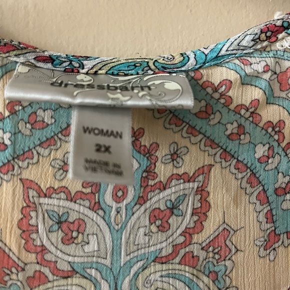 Dress Barn Multicolor Paisley Blouse - Picture 8 of 10